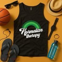 Normalize Therapy Rainbow Mental Health Matters Tank Top thumb 4
