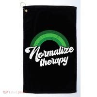 Normalize Therapy Rainbow Mental Health Matters Golf Towel thumb 0