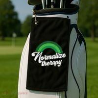 Normalize Therapy Rainbow Mental Health Matters Golf Towel thumb 2