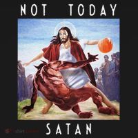 Not Today Satan Jesus Vs Satan In Basketball Mousepad thumb 1