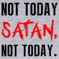 Not Today Satan Women's Sweatshirt thumb 2