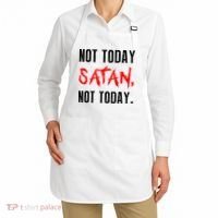 Not Today Satan Apron thumb 2
