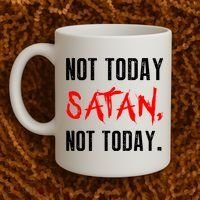 Not Today Satan Coffee Mug thumb 2