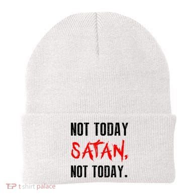 Not Today Satan Beanie