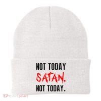 Not Today Satan Beanie thumb 0