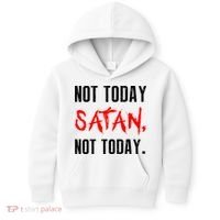 Not Today Satan Kids Hoodie thumb 0