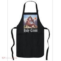 Not Today Satan Jesus Crossover Basketball Holy Cross Apron thumb 0