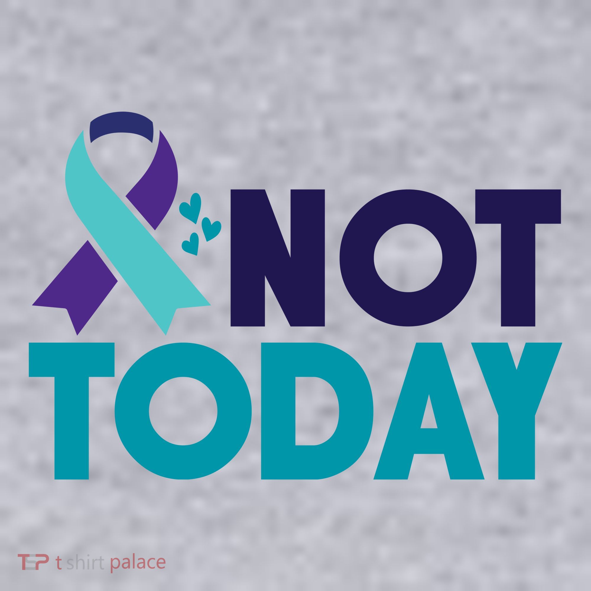 Not Today Suicide Prevention Ribbon Women's Sweatshirt