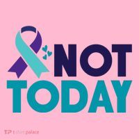 Not Today Suicide Prevention Ribbon Coaster thumb 2