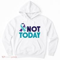 Not Today Suicide Prevention Ribbon Hoodie thumb 0