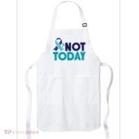 Not Today Suicide Prevention Ribbon Apron thumb 0