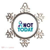 Not Today Suicide Prevention Ribbon Ornament thumb 0