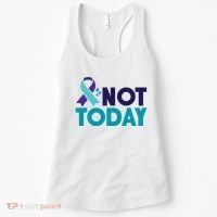 Not Today Suicide Prevention Ribbon Women's Tank Top thumb 0