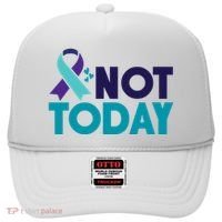 Not Today Suicide Prevention Ribbon Hat thumb 0