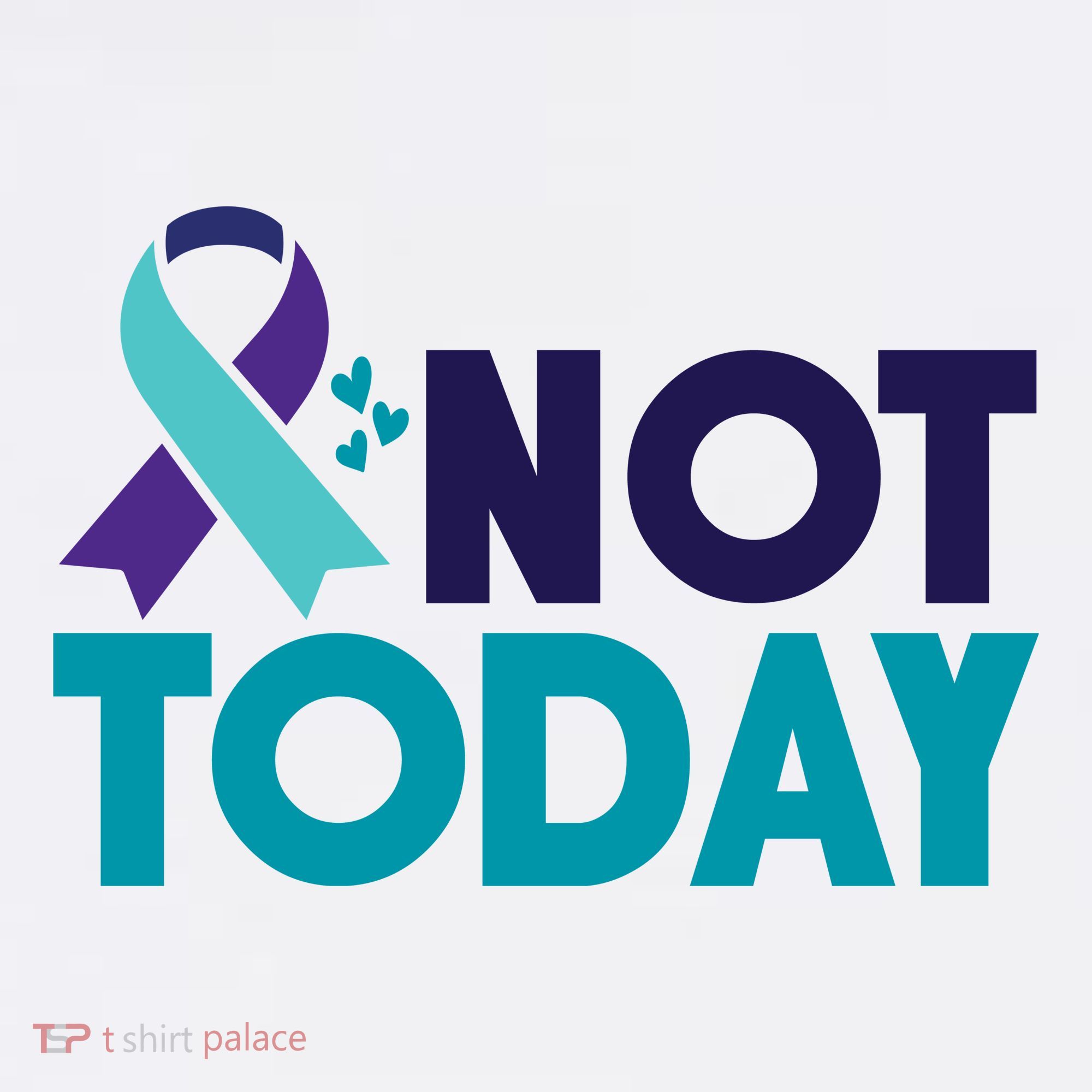 Not Today Suicide Prevention Ribbon Kids Sweatshirt