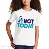 Not Today Suicide Prevention Ribbon Kids T-Shirt thumb 2