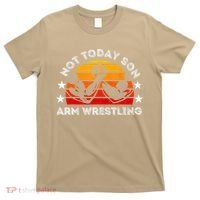 Not Today Son Arm Wrestling Game Father Valentines Day T-Shirt thumb 0