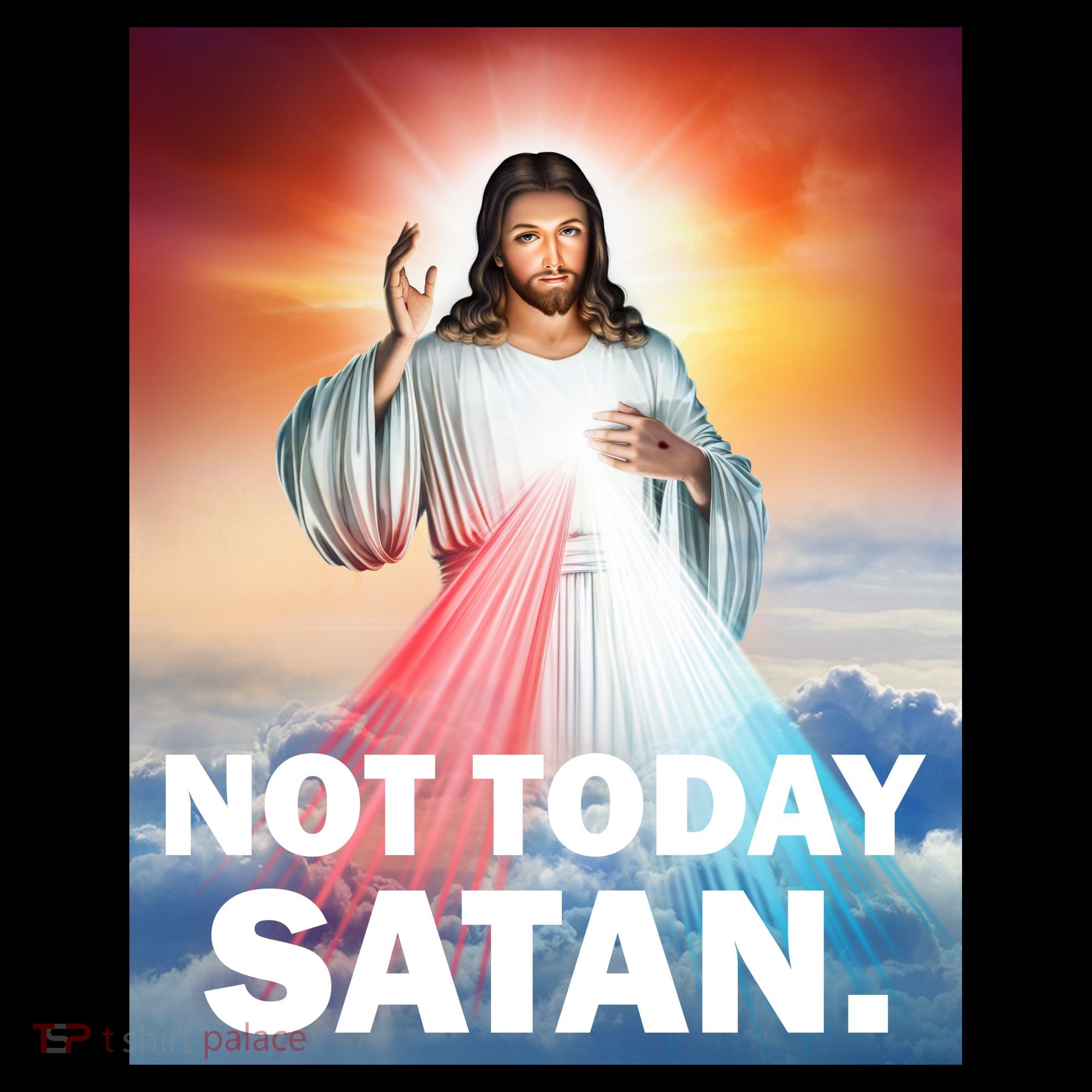 Not Today Satan Jesus Christ Christian Christianity Catholic Coffee Mug