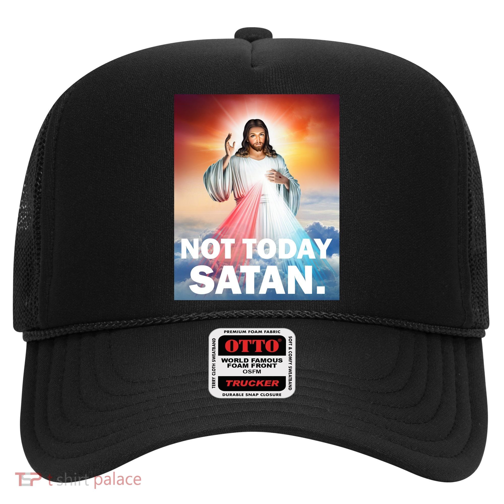 Not Today Satan Jesus Christ Christian Christianity Catholic Hat