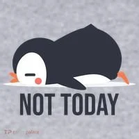 Not Today Seabird Funny Cute Women's Sweatshirt thumb 2