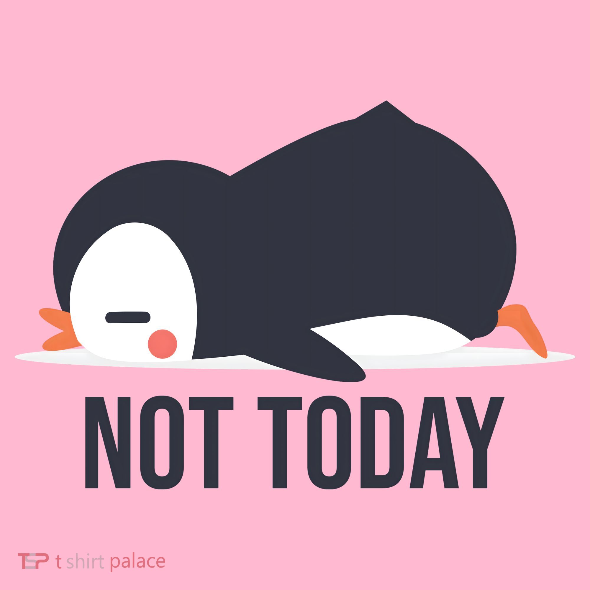 Not Today Seabird Funny Cute Coaster