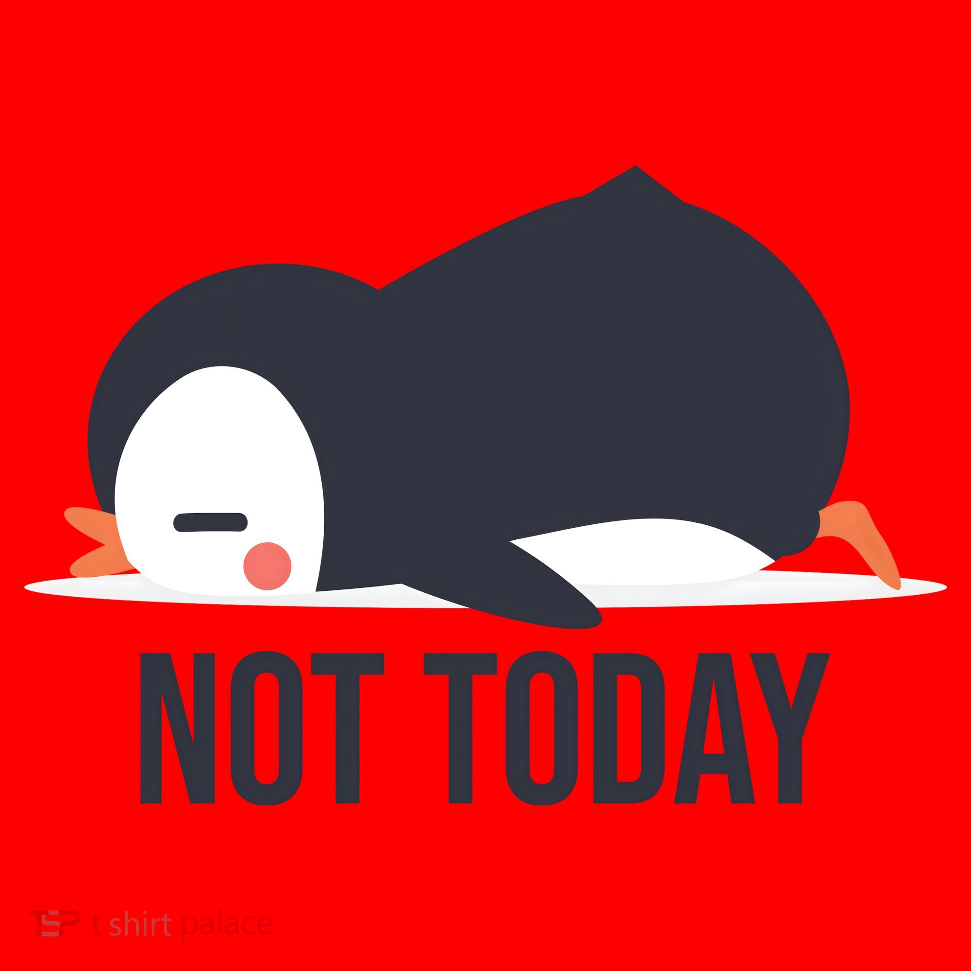 Not Today Seabird Funny Cute Santa Hat