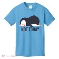 Not Today Seabird Funny Cute Kids T-Shirt thumb 0