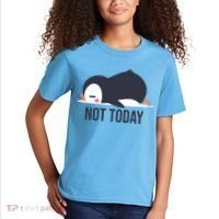 Not Today Seabird Funny Cute Kids T-Shirt thumb 2