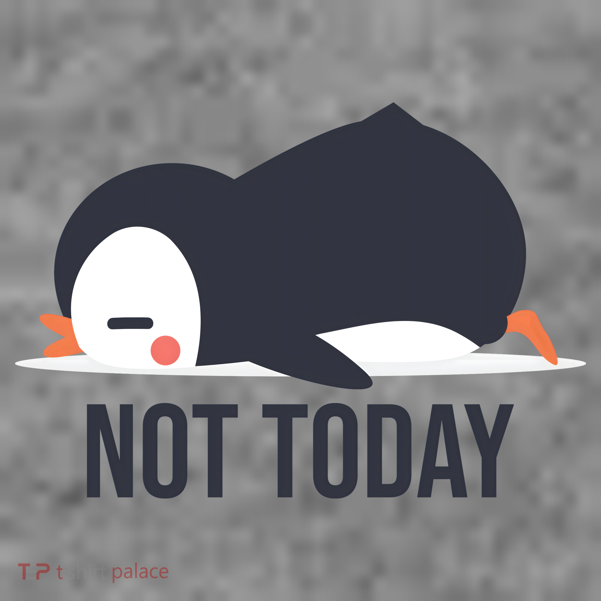 Not Today Seabird Funny Cute Toddler Hoodie