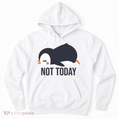 Not Today Seabird Funny Cute Hoodie