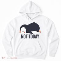 Not Today Seabird Funny Cute Hoodie thumb 0