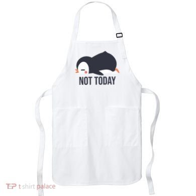Not Today Seabird Funny Cute Apron