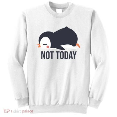 Not Today Seabird Funny Cute Sweatshirt