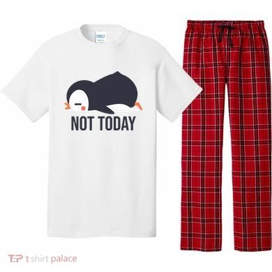 Not Today Seabird Funny Cute Pajama Set