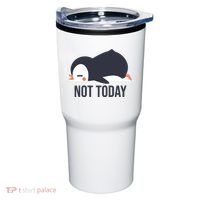 Not Today Seabird Funny Cute Tumbler thumb 0