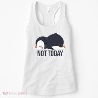 Not Today Seabird Funny Cute Women's Tank Top thumb 0