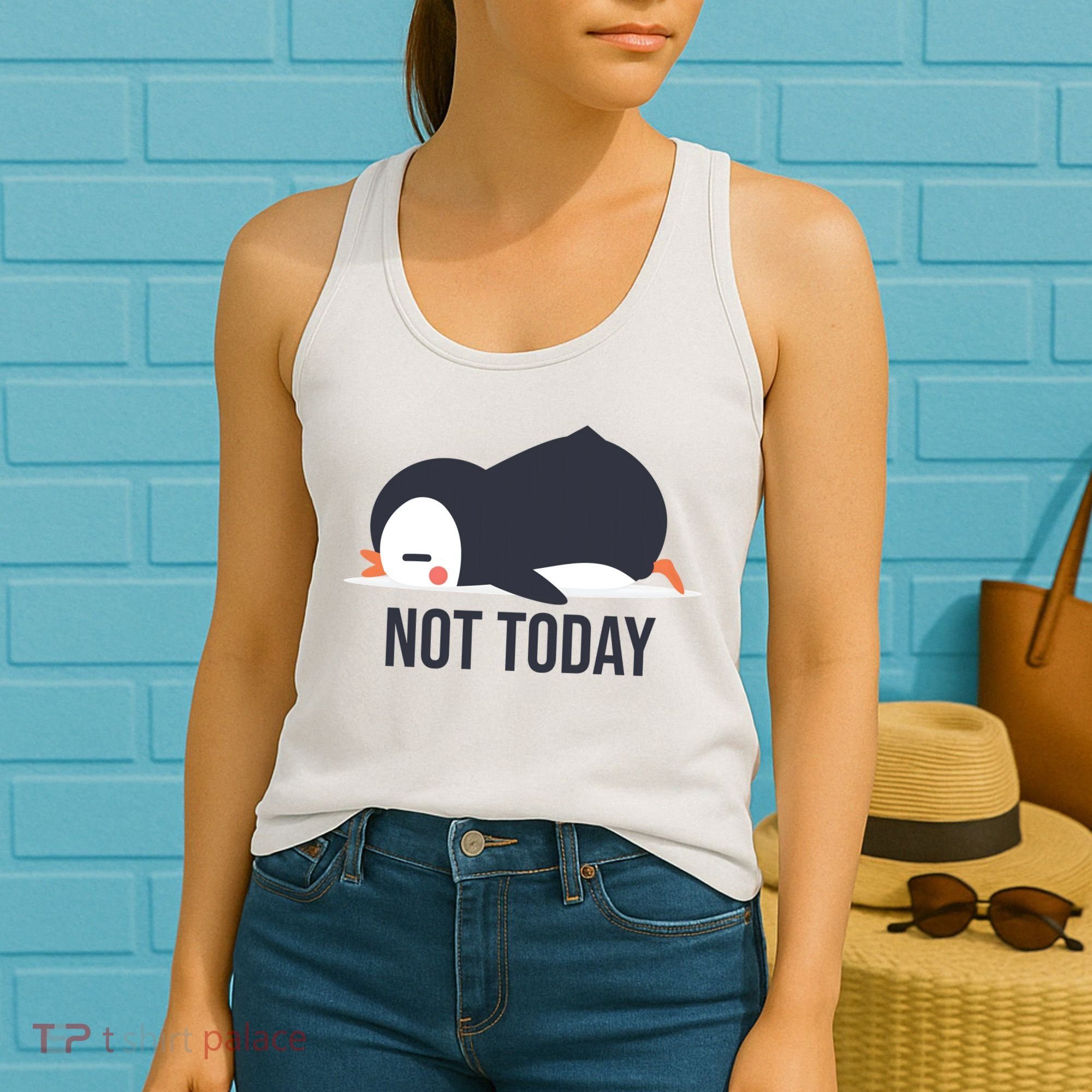 Not Today Seabird Funny Cute Women's Tank Top