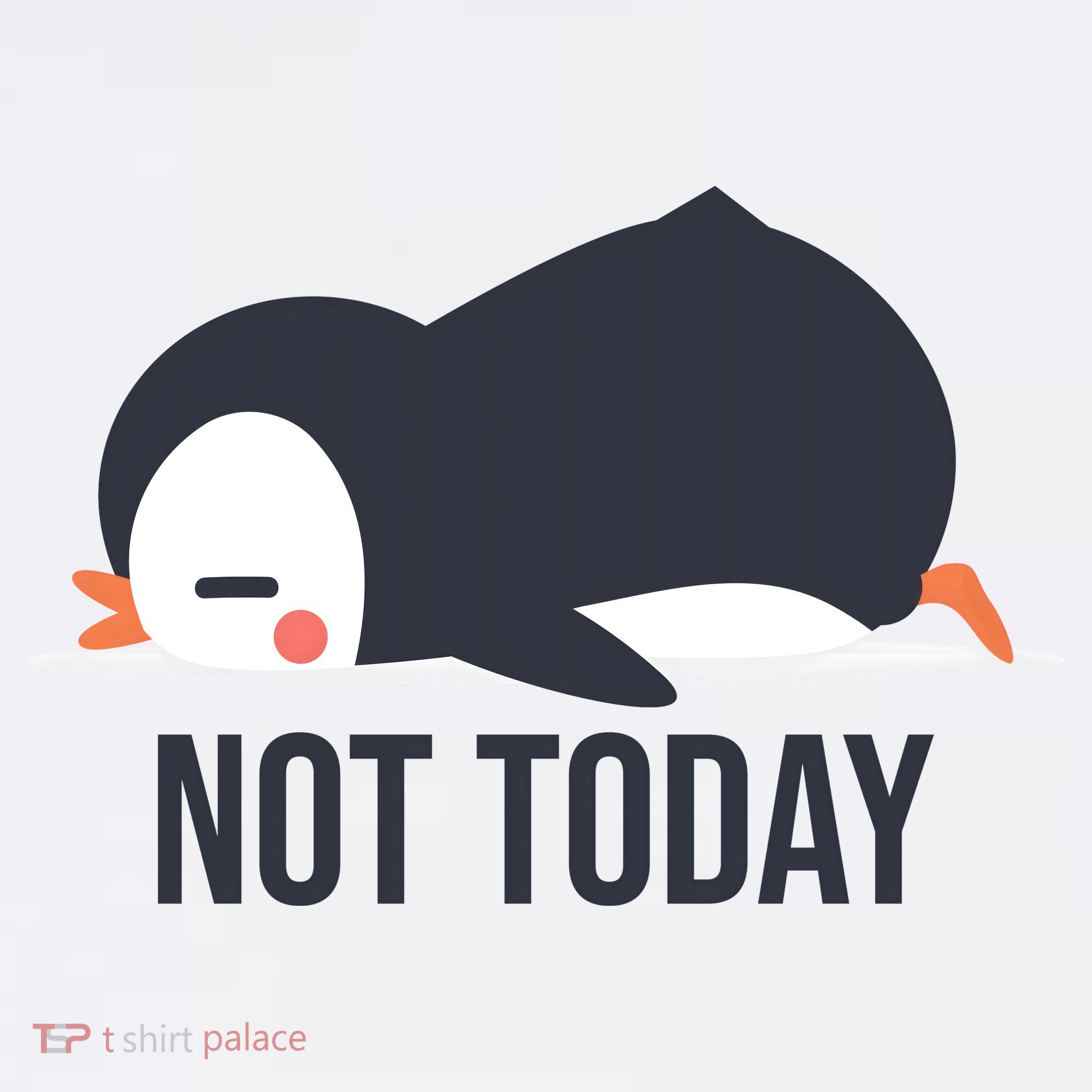 Not Today Seabird Funny Cute Baby Bodysuit