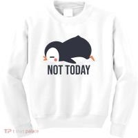 Not Today Seabird Funny Cute Kids Sweatshirt thumb 0