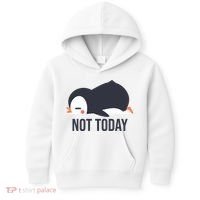 Not Today Seabird Funny Cute Kids Hoodie thumb 0