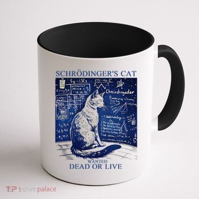 Nice Try SchröDingerS Cat Quantum Physics Humor Box Coffee Mug back