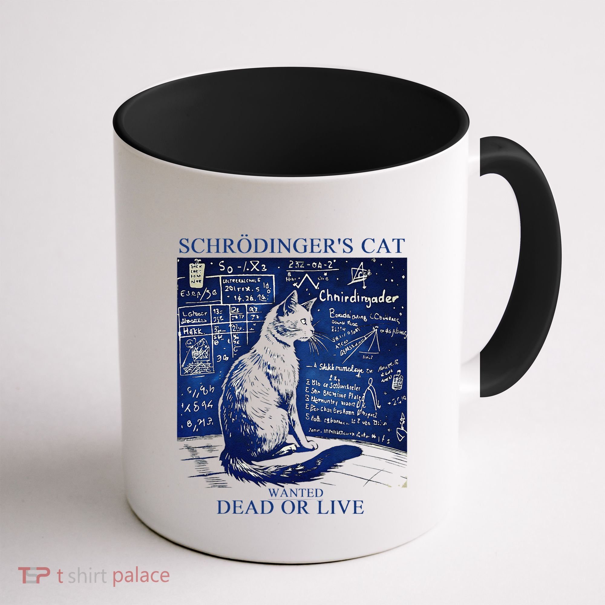 Nice Try SchröDingerS Cat Quantum Physics Humor Box Coffee Mug