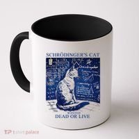 Nice Try SchröDingerS Cat Quantum Physics Humor Box Coffee Mug thumb 0