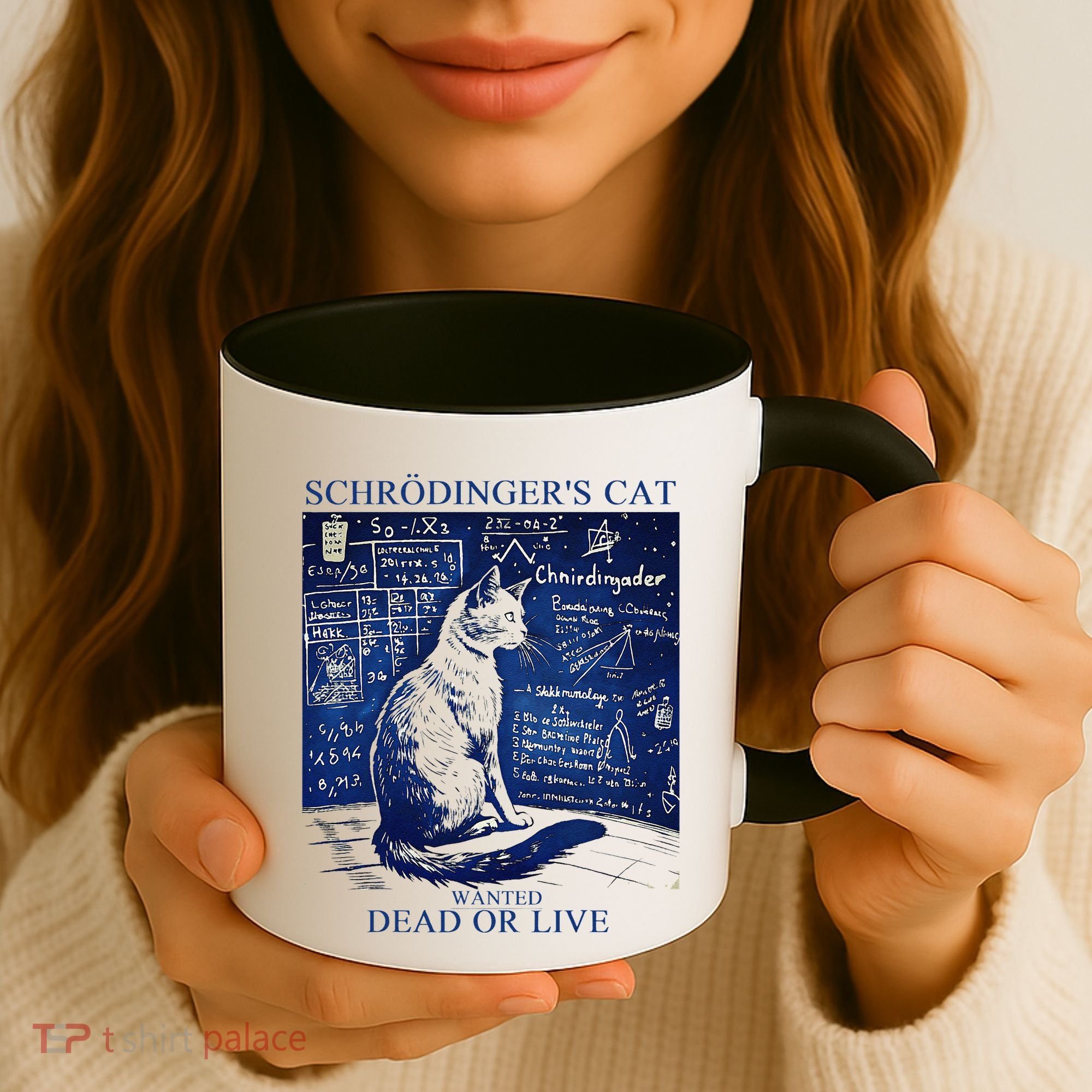 Nice Try SchröDingerS Cat Quantum Physics Humor Box Coffee Mug