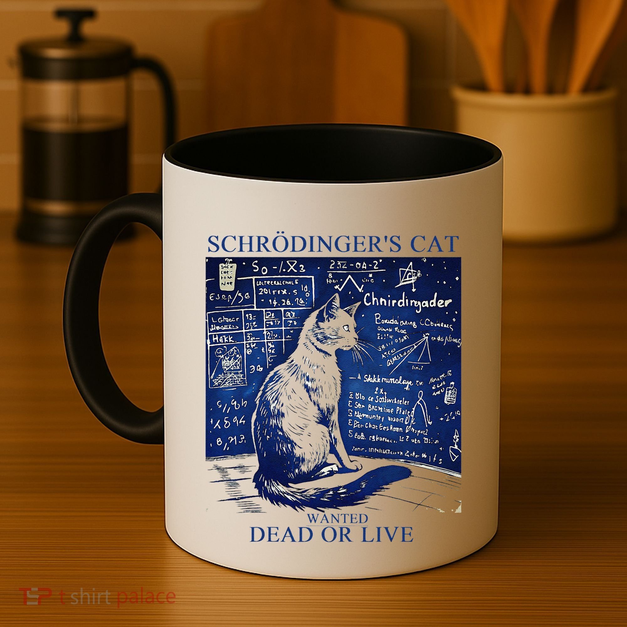 Nice Try SchröDingerS Cat Quantum Physics Humor Box Coffee Mug