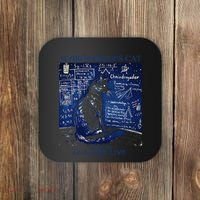 Nice Try SchröDingerS Cat Quantum Physics Humor Box Coaster thumb 0