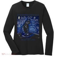 Nice Try SchröDingerS Cat Quantum Physics Humor Box Women's Long Sleeve Shirt thumb 0