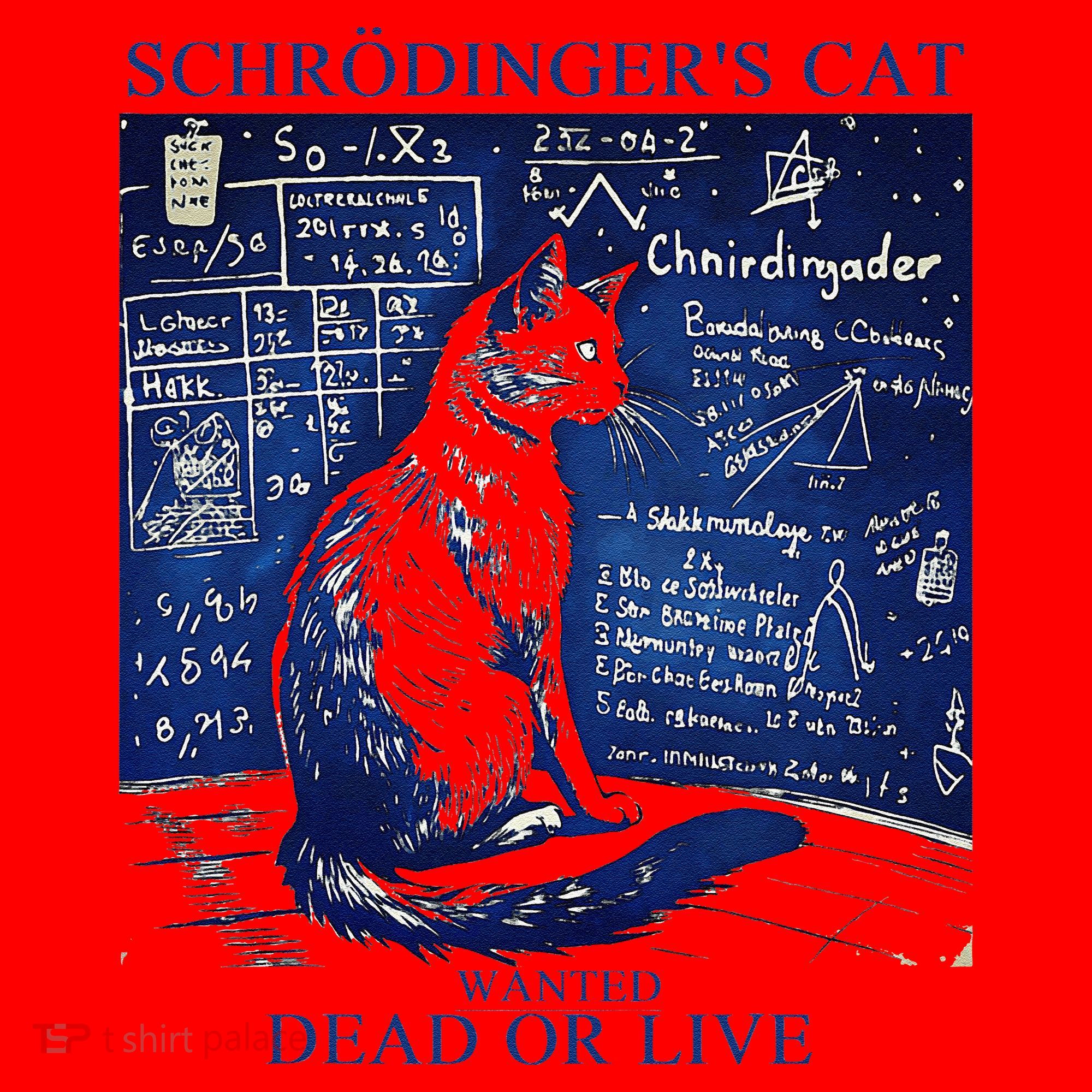 Nice Try SchröDingerS Cat Quantum Physics Humor Box Santa Hat