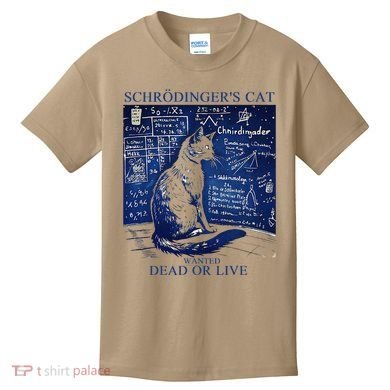 Nice Try SchröDingerS Cat Quantum Physics Humor Box Kids T-Shirt