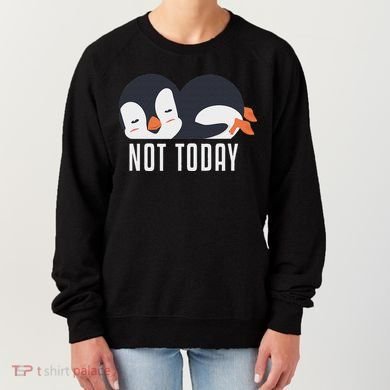 Not Today Sea Bird King Emperor Penguin Lover Penguin Women's Sweatshirt